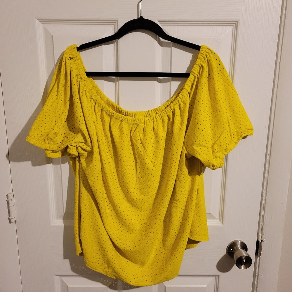 Yellow Short Sleeve Top - 22/24